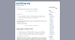Desktop Screenshot of nextthing.org