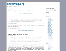 Tablet Screenshot of nextthing.org